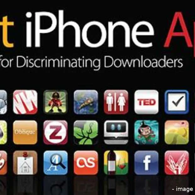 een boek met de 200 beste iphone apps