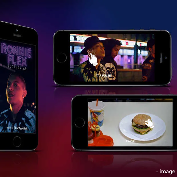 een interactieve mobile first muziekvide