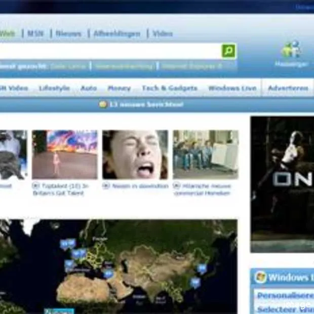 een nieuwe homepage voor msn nl