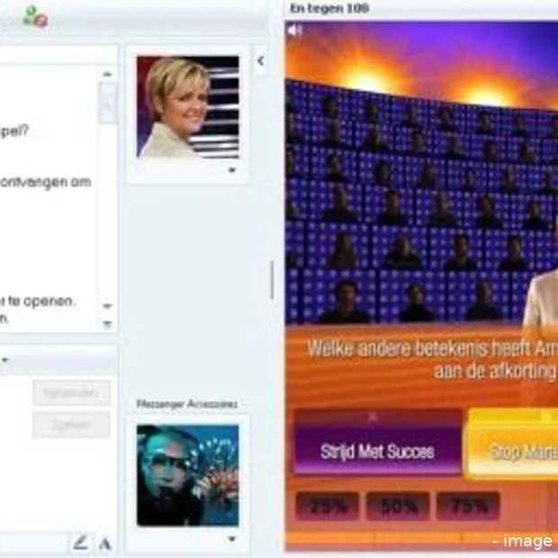een tegen 100 spelen via live messenger