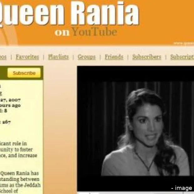 eigen youtube kanaal voor queen rania