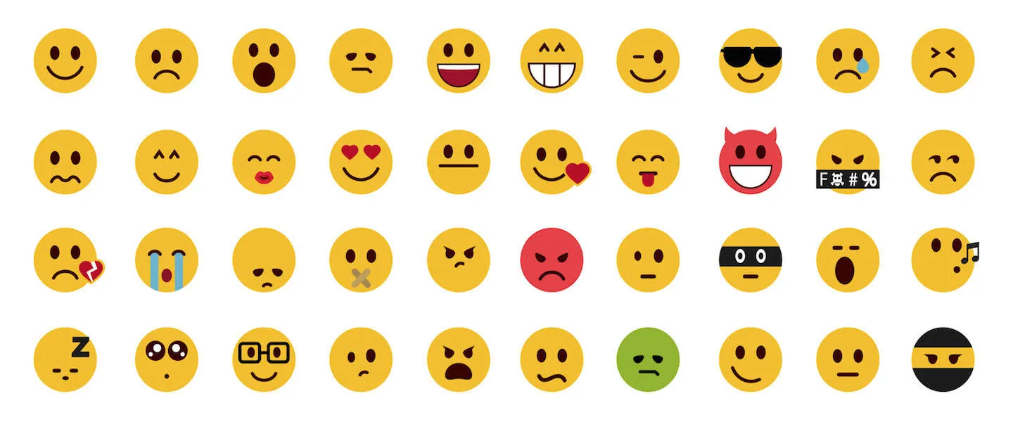 emoticons 2015 infographic