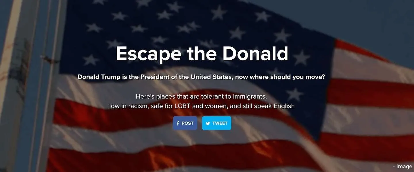 escape the donald