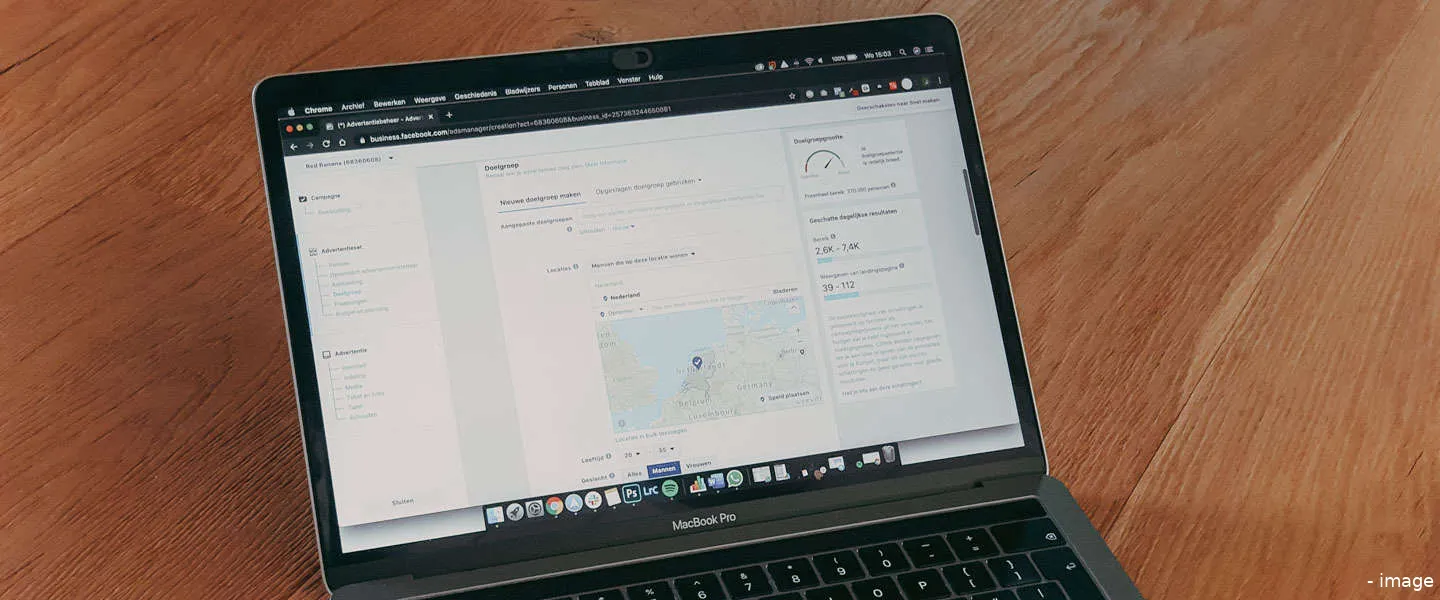 facebook advertenties optimaliseren macbook