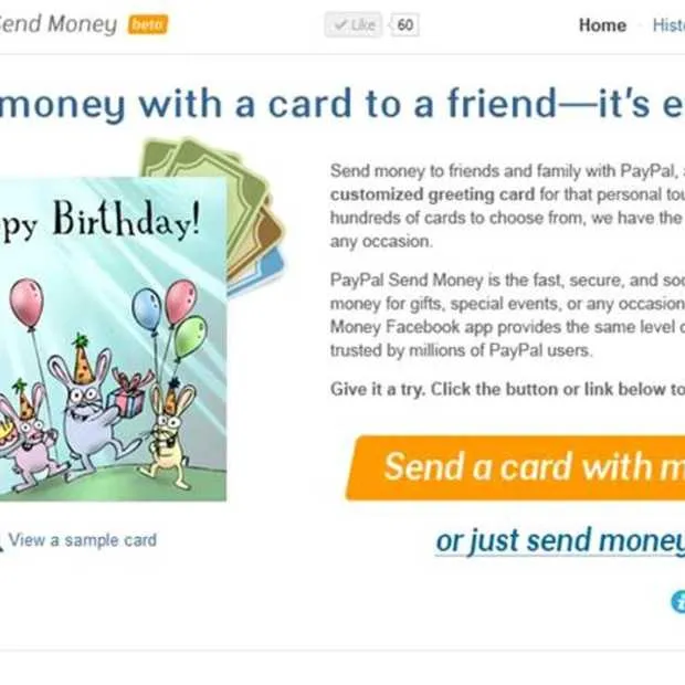 facebook app van paypal voor het overmak