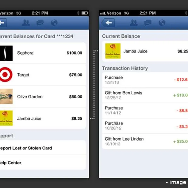 facebook introduceert de facebook card i