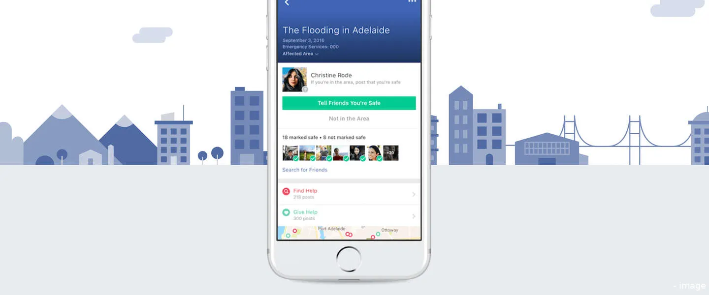 facebook safety check problemen