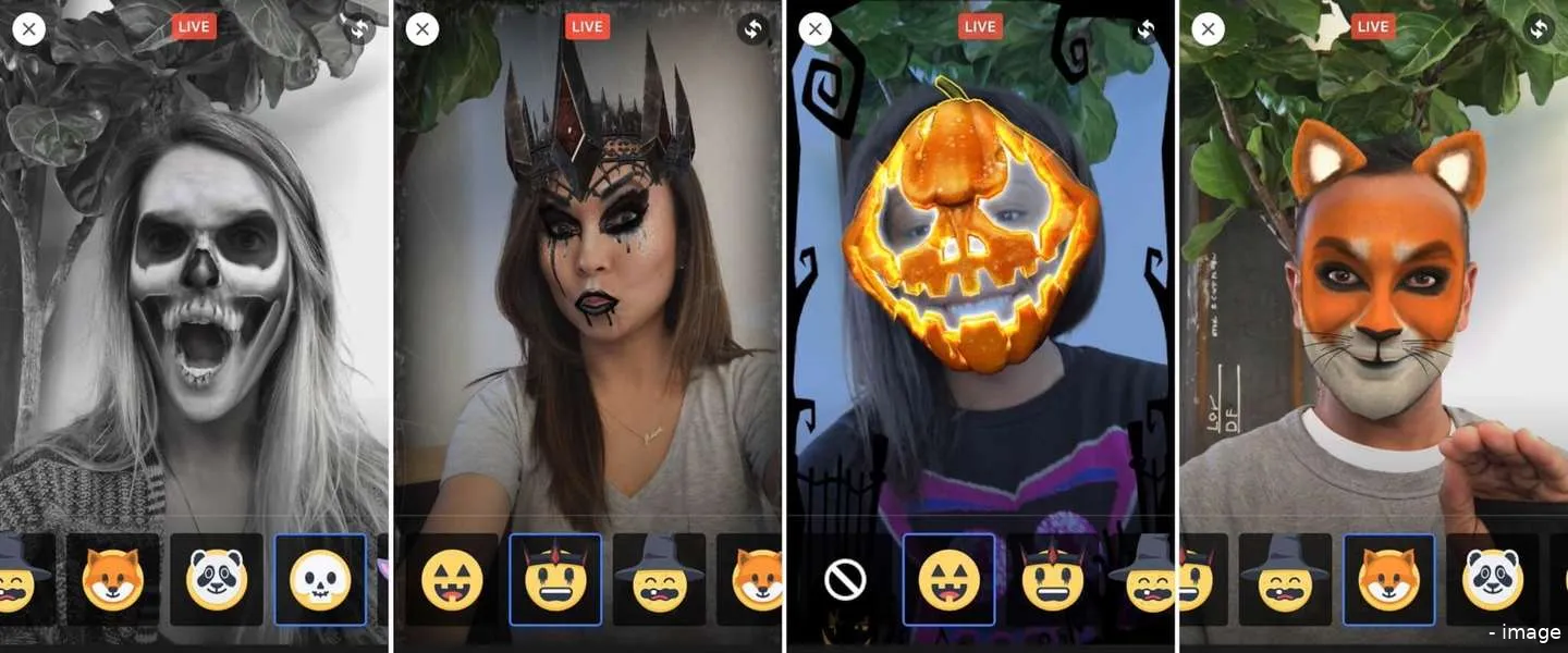 facebook twitter halloween