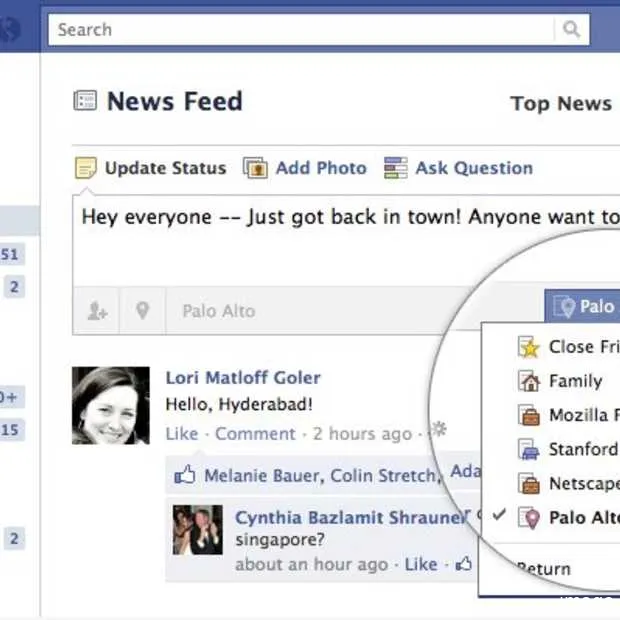 facebook verbetert vriendenlijsten
