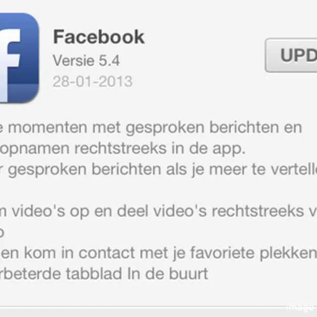 facebook voegt opnemen en uploaden van v