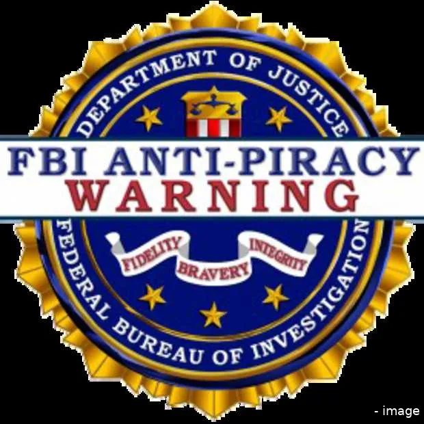 fbi anti piraterij logo voortaan op meer