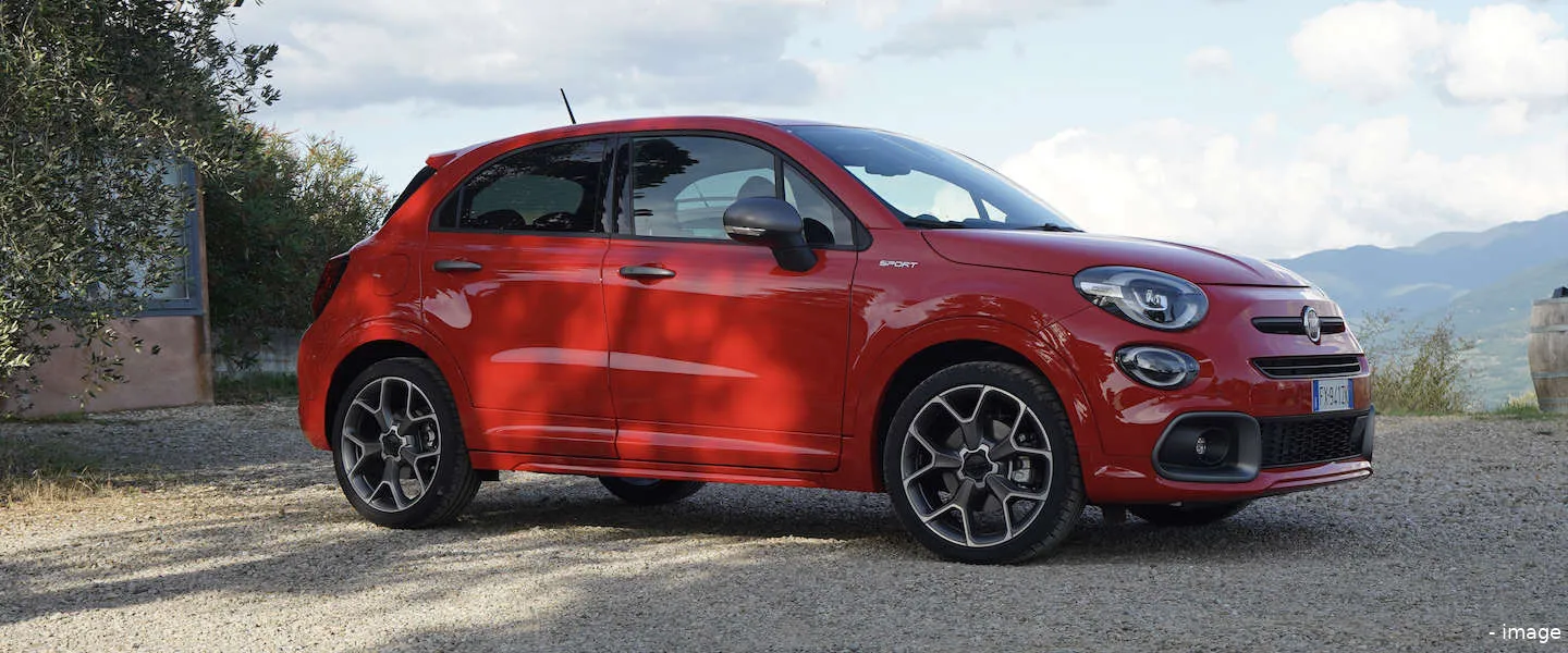 fiat 500x sport rood