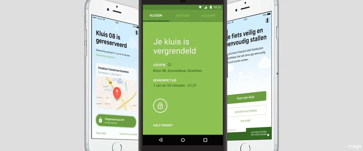 fietskluizen app