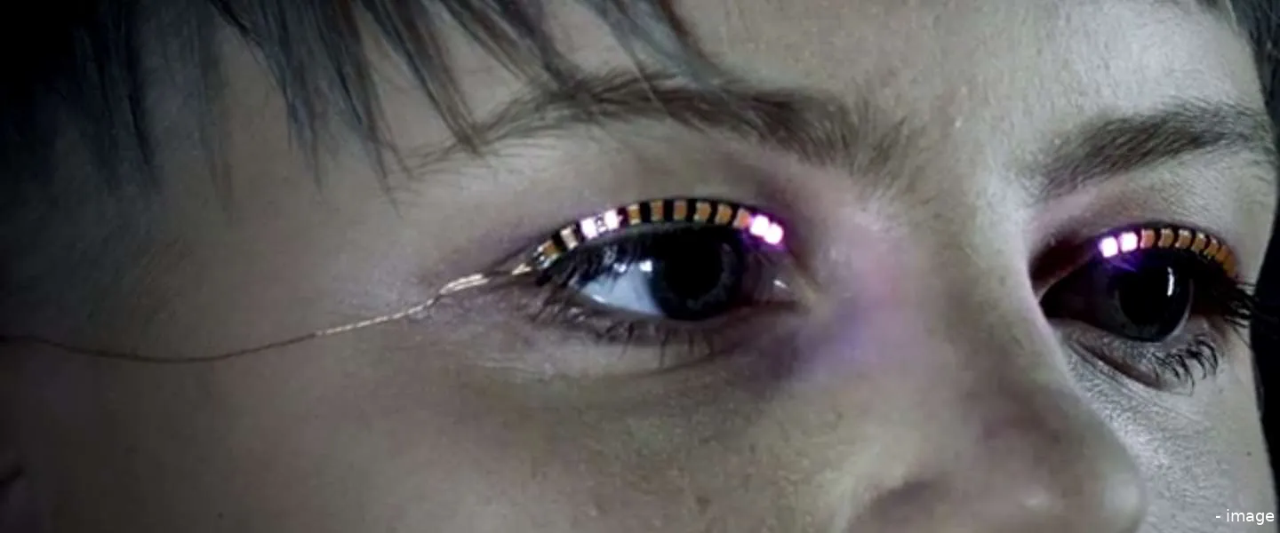 flashes lichtgevende wimpers