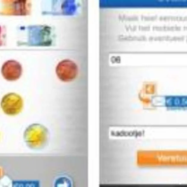 geld overmaken met je iphone via cashms