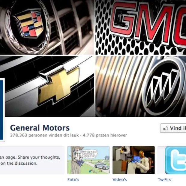 general motors stopt met adverteren op f