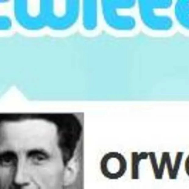 george orwell blogt en twittert