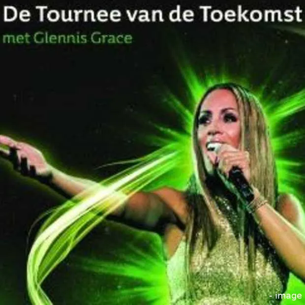 glennis grace in duet met eigen hologram