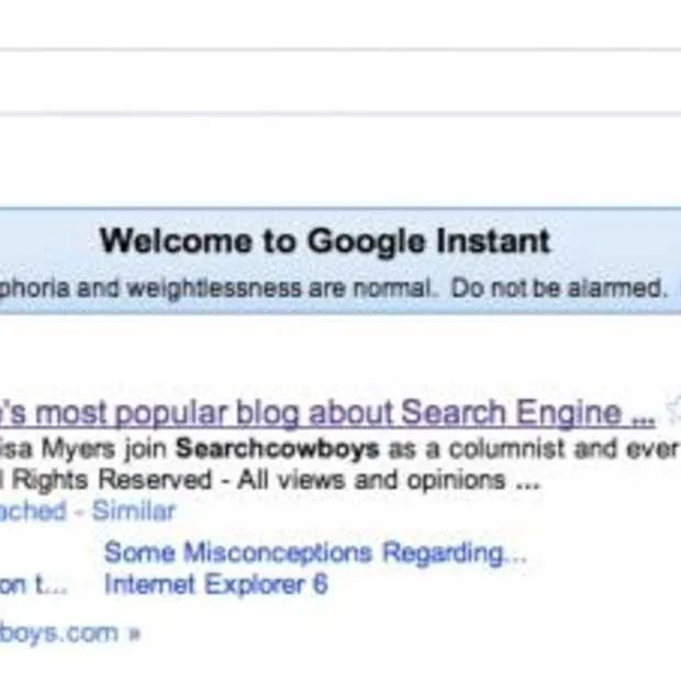 google instant wat betekent het voor uw