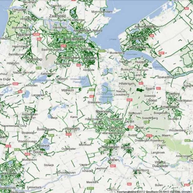 google maps fietsroutes nu ook in nederl