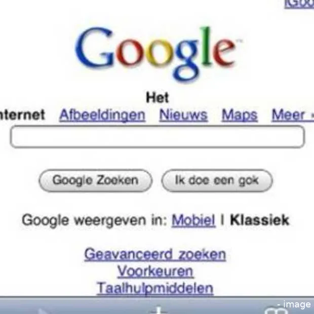 google mobile op de iphone