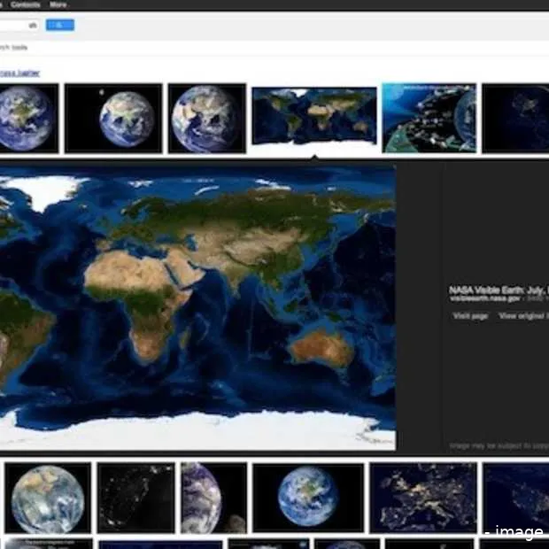 google nieuwe versie google image search