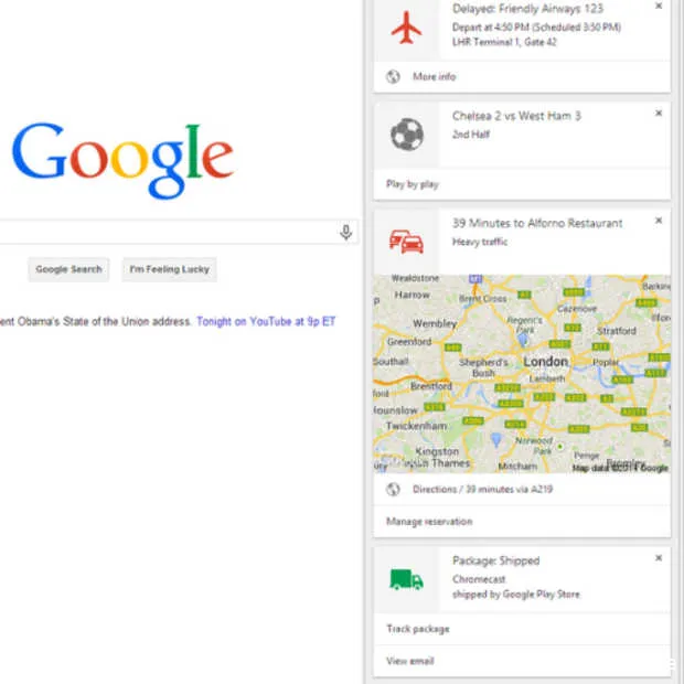 google now beschikbaar in chrome beta in