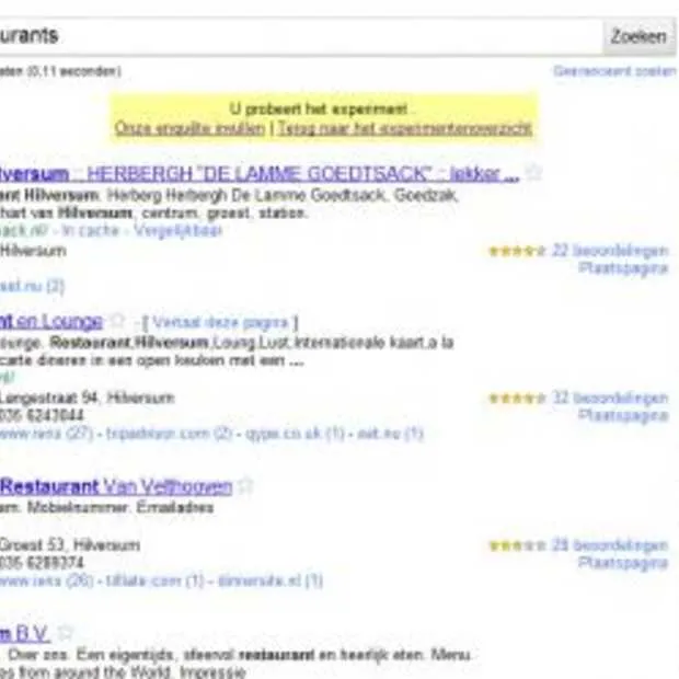 google places optimaliseert local search