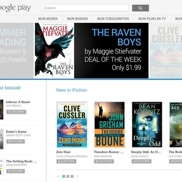 google play books komt naar nederland