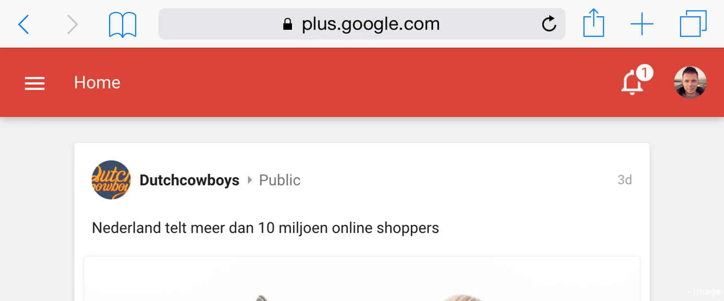 google plus mobiel