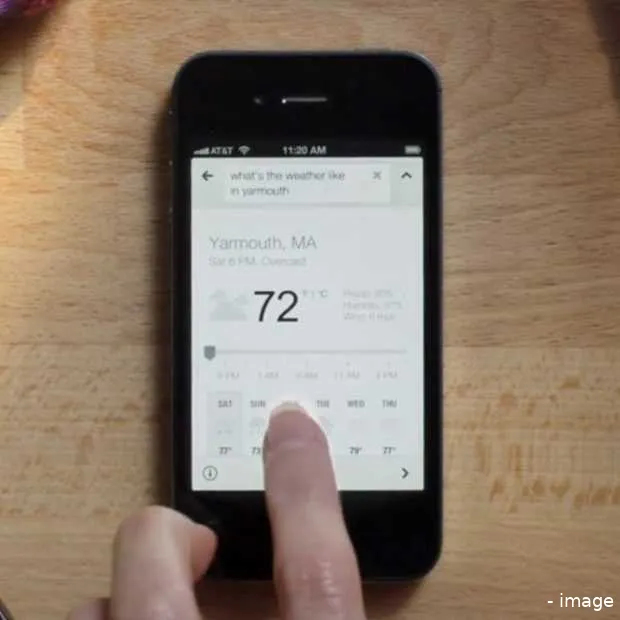 google search geeft gesproken antwoord