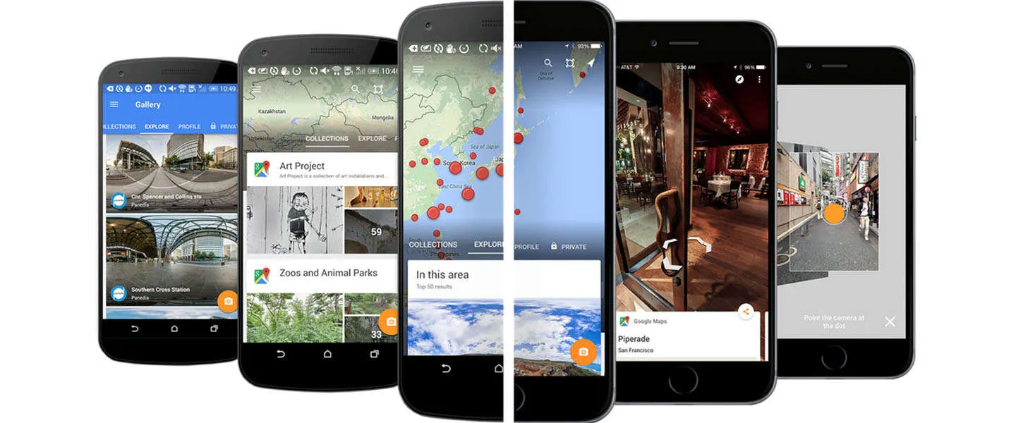 google streetview app ios android