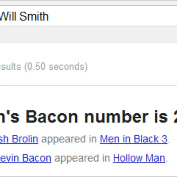 google voegt six degrees of kevin bacon