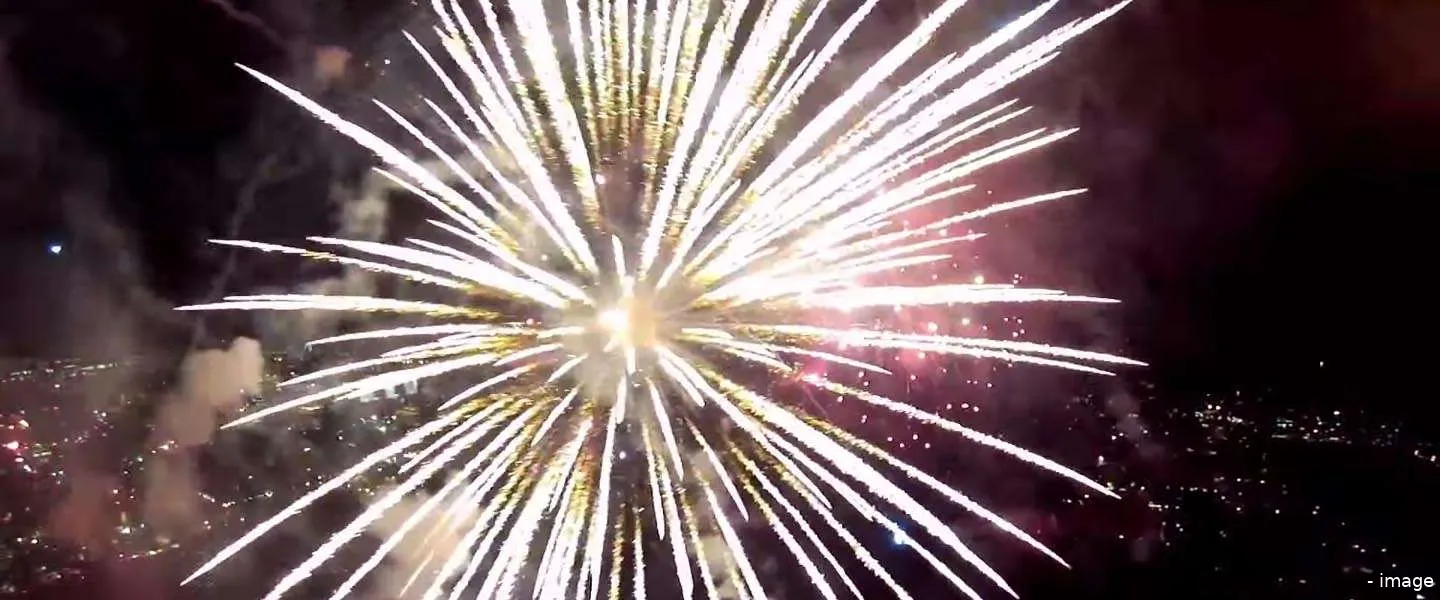 gopro drone vuurwerk