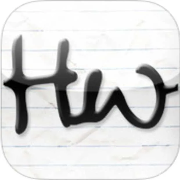 handgeschreven font app voor de iphone