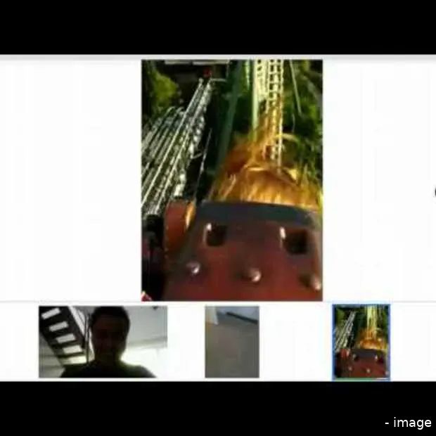 hangout from a rollercoaster