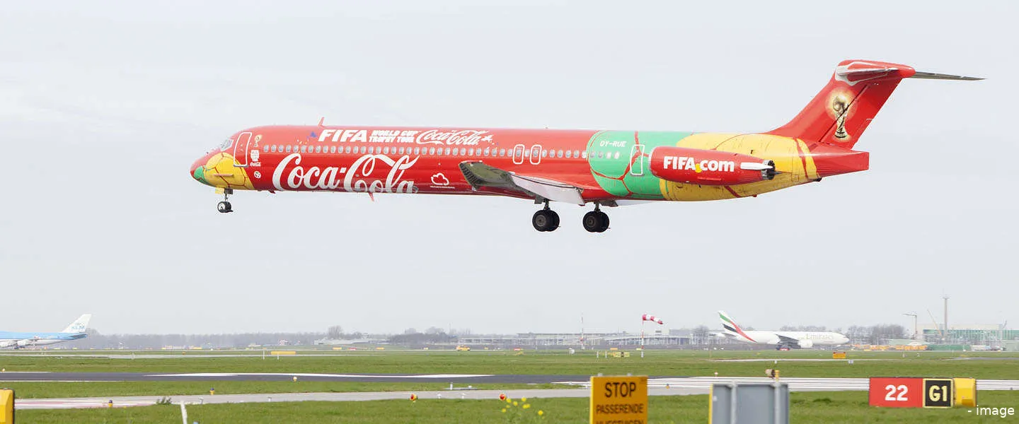 header vliegtuig wk cocacola