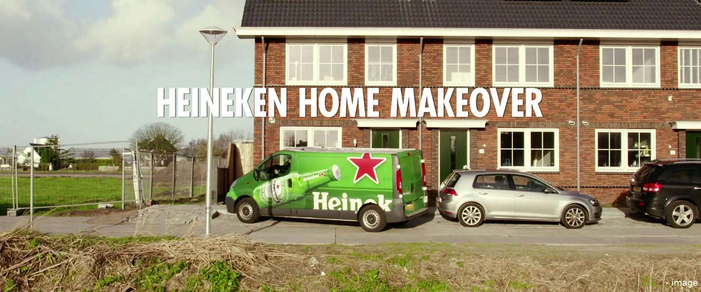 heineken home makeover