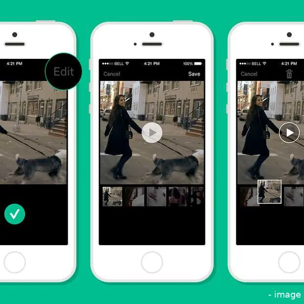 het is nu mogelijk vine videos te editen