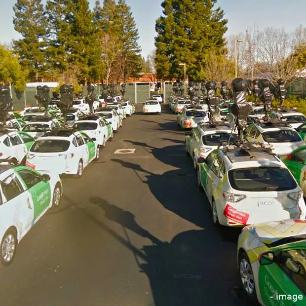 het leger street view auto s van google