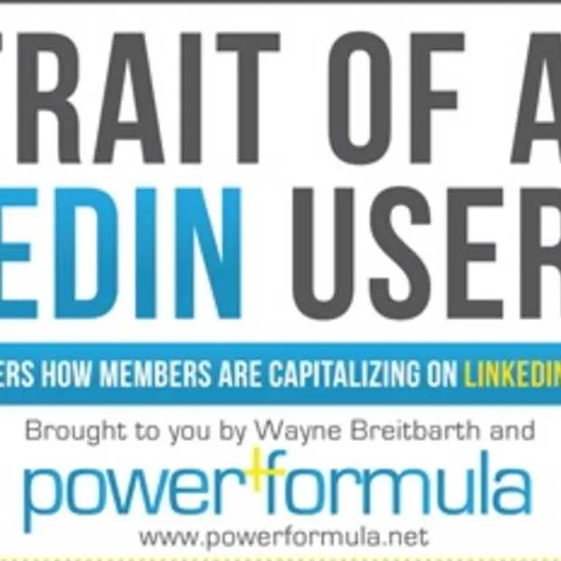 het portret van een linkedin gebruiker i