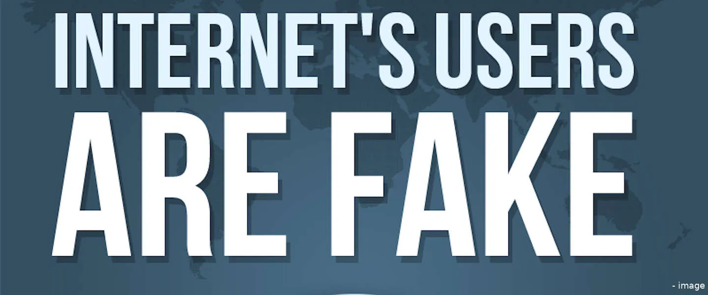 how many of the internets users are fake1