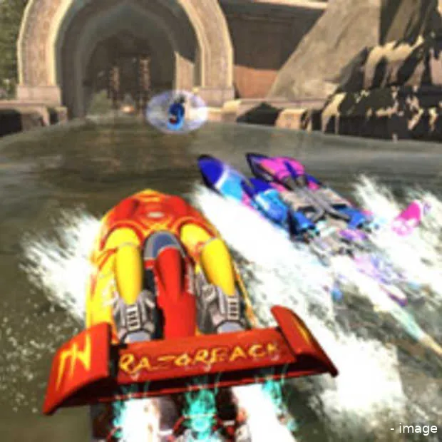 hydro thunder gaat kort door de bocht en