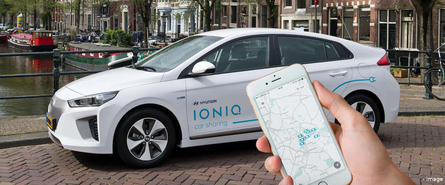 hyundai ionic car sharing amsterdam