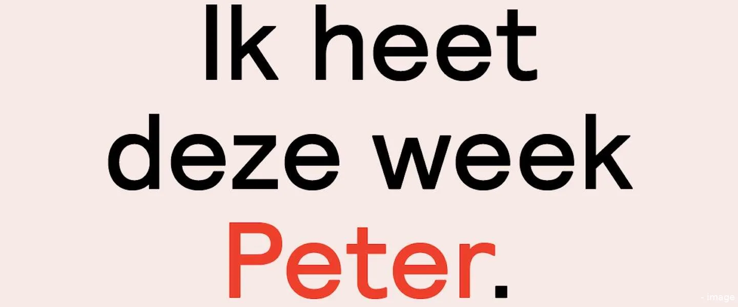 ik heet peter campagne