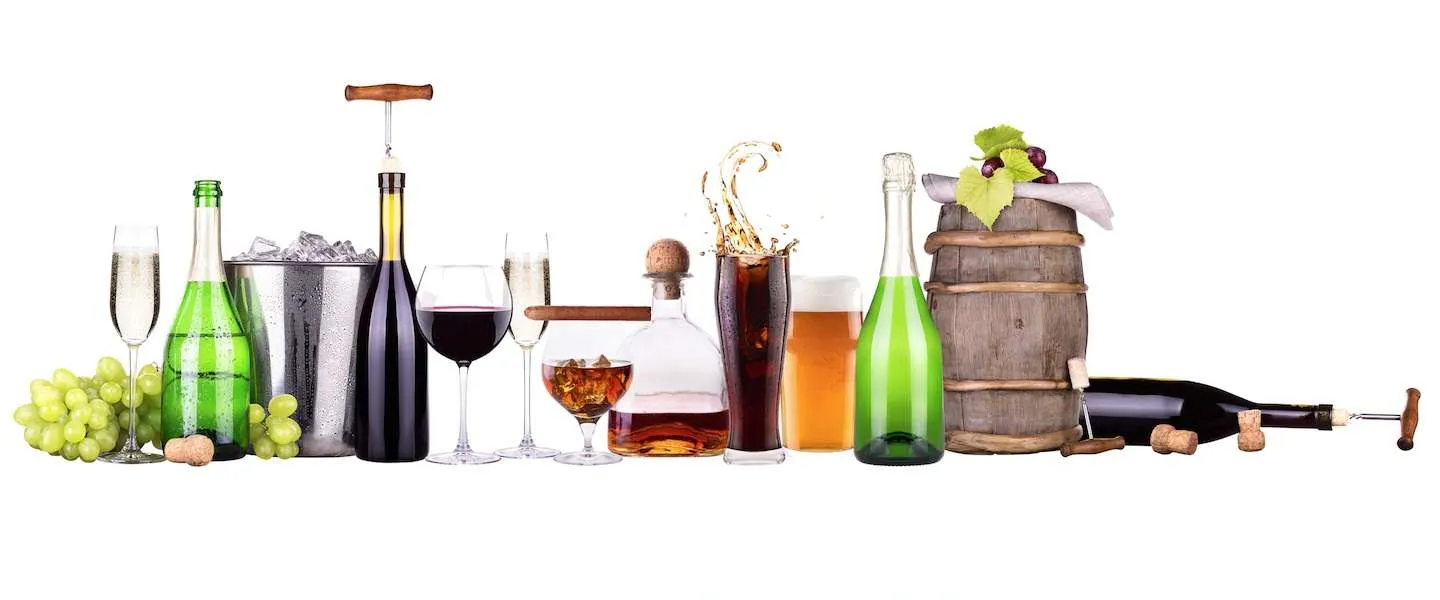 infographic bier wijn