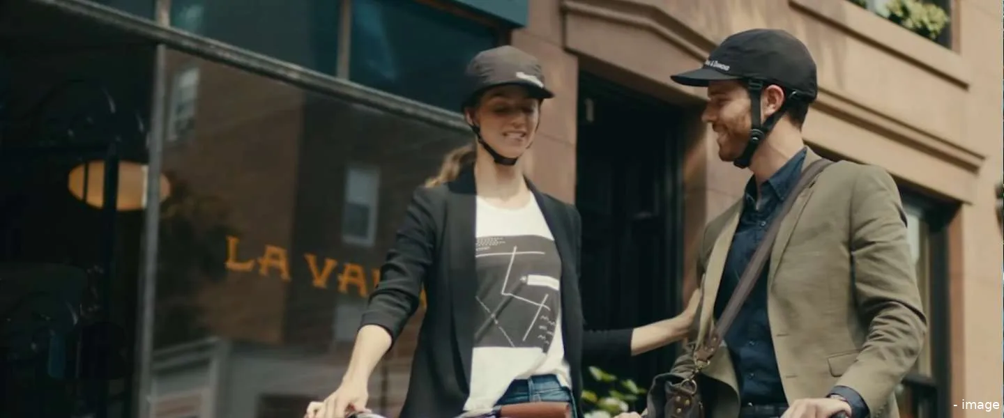 inklapbare fietshelm succes