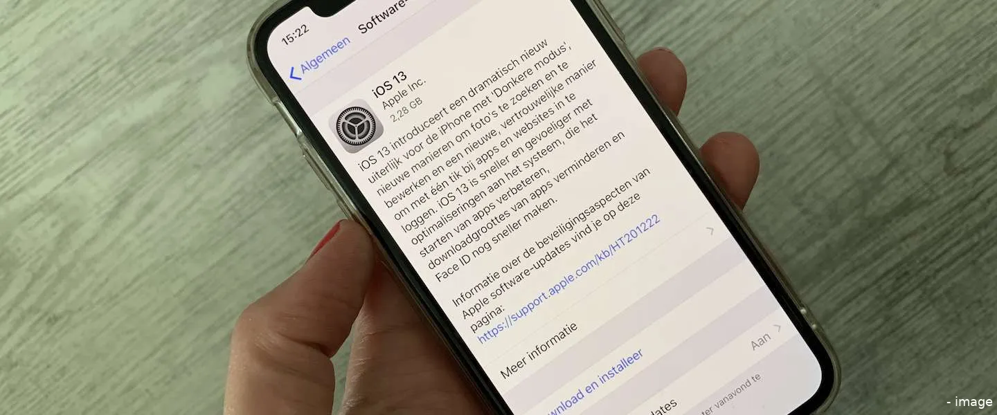 ios 13 nederland downloaden