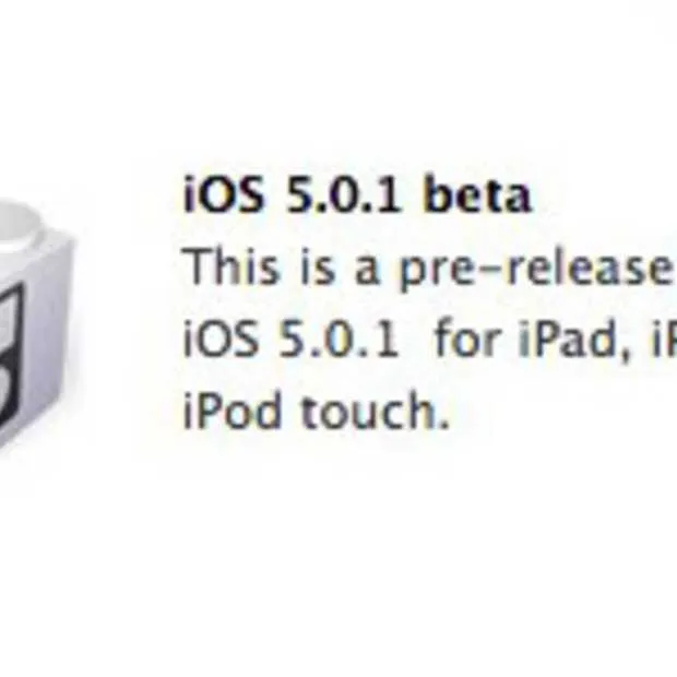 ios 5 0 1 beta voor het verbeteren van d