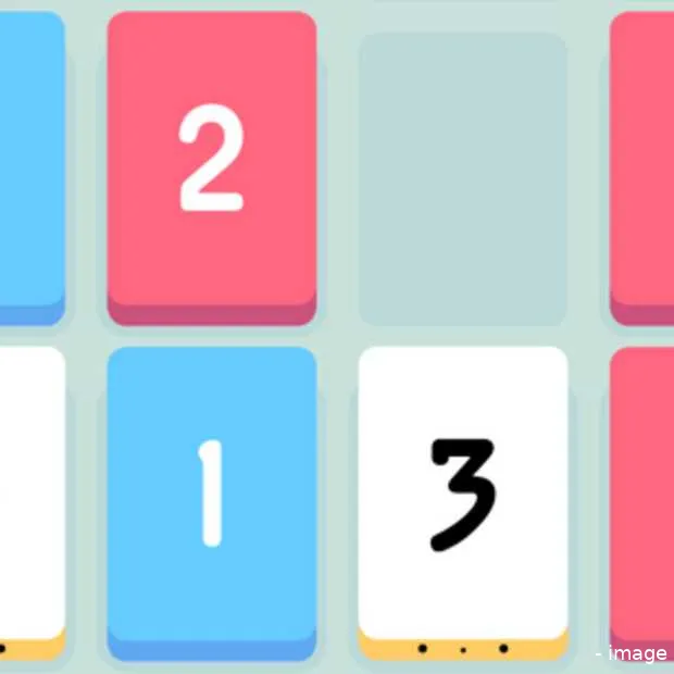 ios puzzelaar threes heeft je 1 2 3 te p